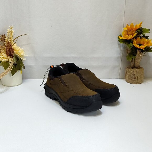 Brahma Shale Steel Toe Leather Work Shoe 8.5W Anti-Fatigue Eco-Friendly Insole - Picture 1 of 9